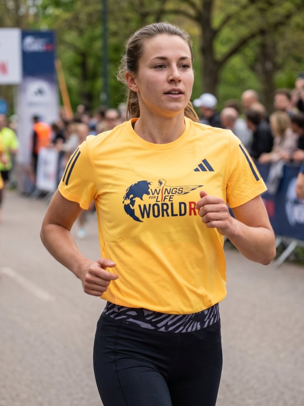 Adidas Wings For Life World Run Event Shirt - XS